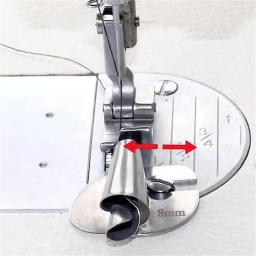 Costura do metal rolou Hemmer Extrator, máquina de costura velha, Presser Hemming Foot, Ferramentas de artesanato DIY, acessórios, Dropship, 3mm-10mm - Image 2