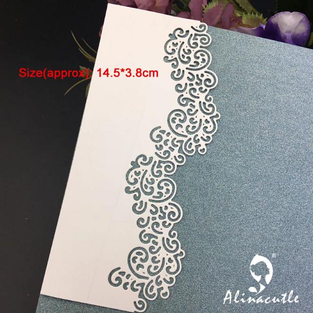 Cortador de Metal para Scrapbooking: Borda do Laço para Artesanato e Álbum de Papel