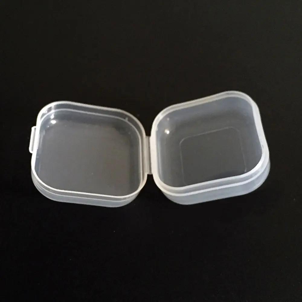 Caixa de armazenamento plástico transparente pequena para jóias, contas recipiente, ferramentas de pesca, utensílios domésticos, organizador sundries - Image 1