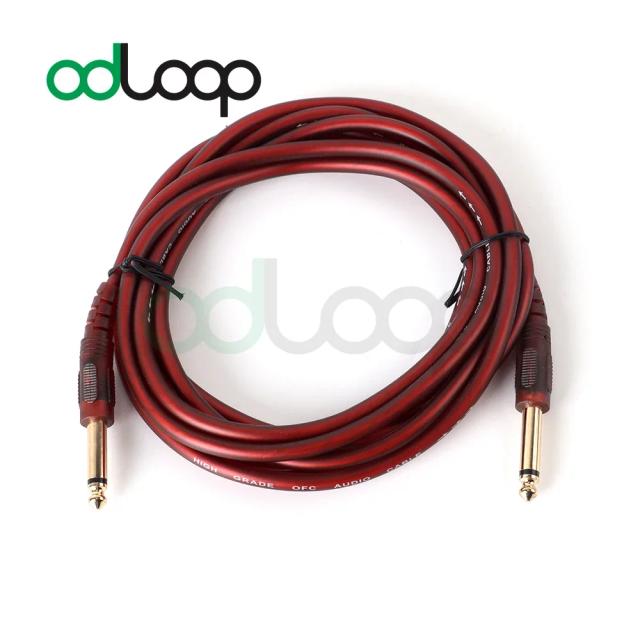 Cabo de Guitarra ODLOOP de 3m com Jack Mono - Ideal para Baixo Elétrico e Teclado de Guitarra