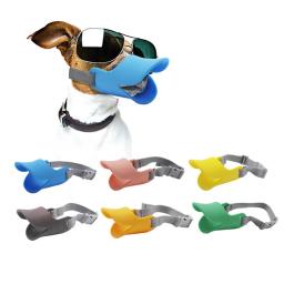 Silicone Duck Máscara Forma para Pet Dogs, Anti mordida, parar de latir, boca focinhos, Pet Acessórios, pequeno e grande cão - Image 1