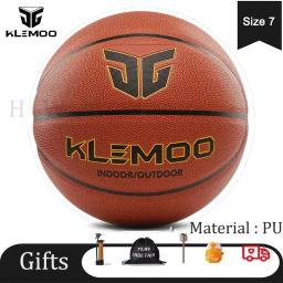 KLEMOO-Bola de Basquete para Treinamento Interior e Exterior, Alta Qualidade, Esportes Padrão, PU, Tamanho 7, Original - Image 5