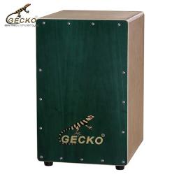 Alta qualidade Natural vidoeiro cajon madeira tambor instrumento de percussão musical com aço corda GECKO - Image 1
