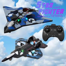 Aeronave elétrica de controle remoto de 2,4 GHz Espuma EPP RC Aeronave de combate Altura 360 Flip Presentes de feriado para crianças - Image 1