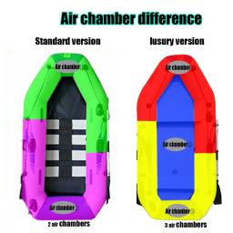 1.75 3.3m barco inflável com motor elétrico conjunto para pesca deriva canoagem 1 5 5 pessoas rio água jogar esportes ar deck barco - Image 5