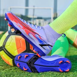 Qualidade por atacado sapatos de futebol mbope futebol botas futsal chuteira campo chuteiras treinamento tênis ourdoor calçados femininos tf/fg - Image 5
