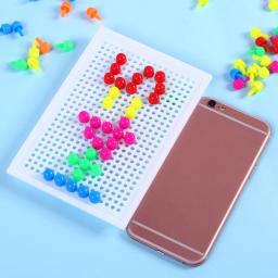 67 pçs kit de unhas cogumelo jogos de quebra-cabeça brinquedos intelectual 3d mosaico imagem puzzle brinquedo crianças brinquedos educativos compostos - Image 6