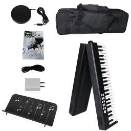 Piano digital dobrável de 88 teclas, controlador multifuncional, flexível, elétrico, instrumento musical - Image 2