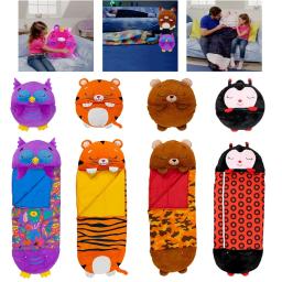 Saco de dormir infantil com travesseiro, saco de pelúcia confortável infantil, saco de dormir quente, animal, meninos, meninas, presente de aniversário, macio - Image 1