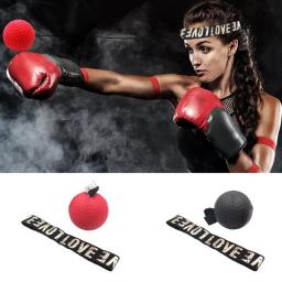Cabeça-montado Boxe Speed Ball, Punch Sanda Formação, Mão Eye Reaction, Casa Sandbag, Equipamentos de Fitness, Ginásio, Muay Thai, MMA Boxe, 1Pc - Image 3