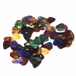 12pçs palhetas de guitarra, palheta de celulóide, guitarra elétrica acústica, baixo, acessórios, múltiplas cores, instrumentos musicais, palheta de guitarra - Image 5