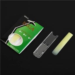 Palhetas de clarinete profissionais para instrumento musical, resina resistência à umidade, acessórios práticos, 3pcs - Image 5
