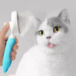 Removedor Escova Tira Pelos Pet Animais De Estimação Massageador Rasqueadeira Para Gato Cachorro - Image 1