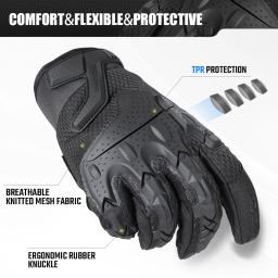 Luvas Táticas Respiráveis para Homens, Esporte ao Ar Livre, Caça, Paintball, Combate, Caminhada, Trabalho, Bicicleta, Equipamento de Proteção, Anti-Skid - Image 4
