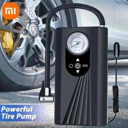 Xiaomi bomba de ar inflator de pneus compressor portátil digital sem fio inflator de pneus de carro para carro bicicleta motocicletas bolas - Image 1