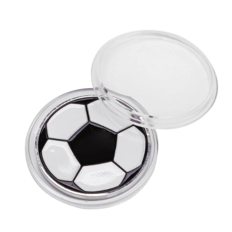 Árbitro coin futebol esportes escolha borda lado moeda suprimentos jogo futebol - Image 1