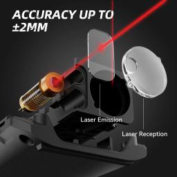 Fita métrica a laser de alta precisão, medidor de distância a laser D5T Bluetooth, 50M Laser Trena, APP Real-Time Data Transfer - Image 4