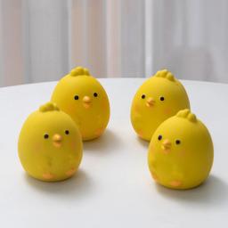 Mastigação de borracha brinquedo para cães Pet Squeaky Brinquedos, Frango bonito, Limpando os dentes, Mastigar brinquedo para cães, Sonda resistente à mordida, Pet Supplies - Image 3