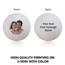 Bolas de golfe personalizadas, bolas de golfe personalizadas para homens, texto personalizado ou imagem do logotipo Carregar bolas de golfe impressas - presentes para homens - Image 2