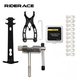 Conjunto de ferramentas para reparo de bicicleta, verificador de desgaste de corrente 6/7/8/9/10/11 velocidade conjunta fivela mágica mtb alicate de ligação de corrente fivela de bicicleta disjuntor de corrente - Image 1