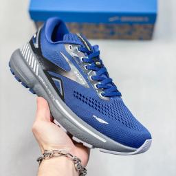 Sapatilhas elásticas suaves ultra leves para homens, tênis de corrida para maratona, tênis de corrida, estrada fitness, GTS 23 BROOKS - Image 4