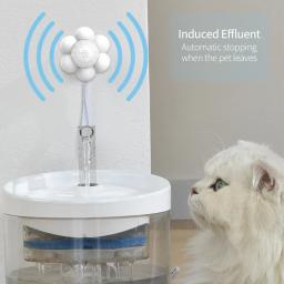 Bebedor de água automático inteligente para animais de estimação, distribuidor elétrico externo de água, sensor de movimento infravermelho, interruptor para gatos e cães - Image 4