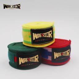 Alta Qualidade Boxe Mão Wraps, Handwraps para Treinamento, Bandagens Coloridas, Padrão de Listra, 3m, 5m Comprimento, 2Pcs Pack - Image 2