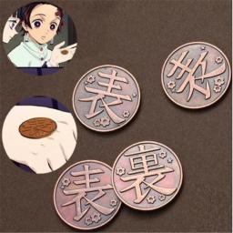 Liga Metal Tokens Moedas Comemorativas, Cosplay Costume, Kimetsu Não Yaiba Tsuyuri Kanao, Kochou Shinobu - Image 1
