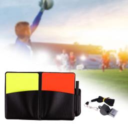 Futebol Árbitro Cartões Set, Durable Futebol, Cartão Amarelo e Vermelho para Campus Games, Futebol Match, Voleibol Competição, Basquete - Image 3