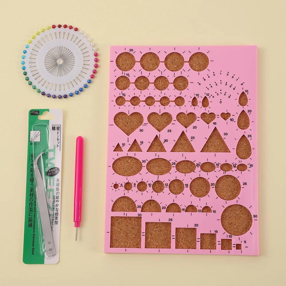 Kit de ferramentas de quilling de papel conjuntos de arte artesanato scrapbooking artesanato artesanal presente de natal ferramenta de decoração de papel kits de quilling - Image 1