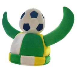Fontes do partido do tema do futebol para homens, Headwear extravagante, Headdress para fãs do esporte - Image 2