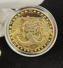 Colecionáveis Lucky Zodiac Lembrança Coin, Coleção Física Collectible, Metal Antique Home Decorações, 4cm - Image 5