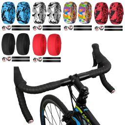 6 pçs fita camuflagem bicicleta ciclismo lidar com cinto adesivo cinta anti-deslizamento guiador da bicicleta de estrada apertos envoltório fita - Image 1
