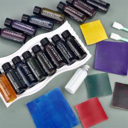 Pigmento de couro bronzeado vegetal, Tintura Graffiti, Material Bronzeado, Colorir, DIY, Artesanato, 30ml por garrafa - Image 4