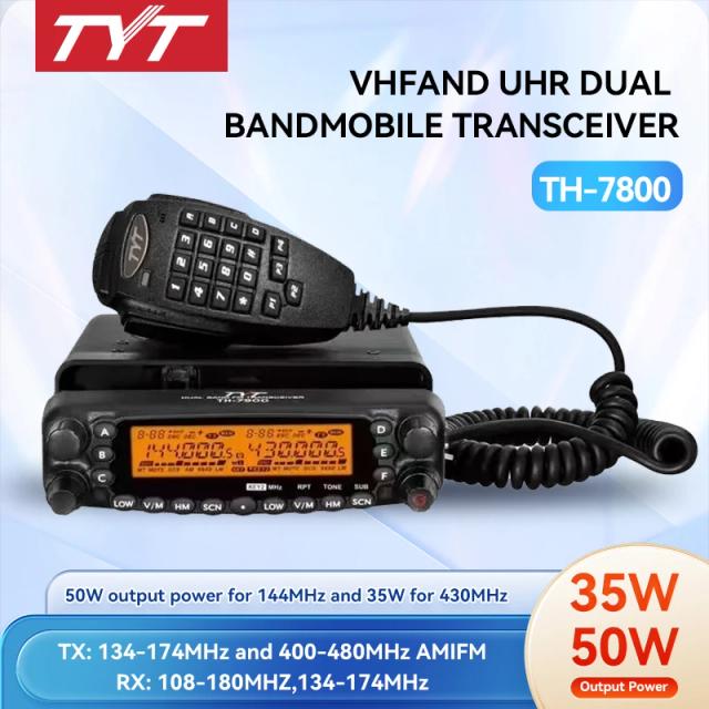 TYT TH-7890 Rádio Transceptor Móvel Dual Band VHF UHF