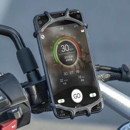 Suporte do telefone universal para bicicleta e motocicleta, suporte do telefone do silicone com 360 ° ajustável - Image 2