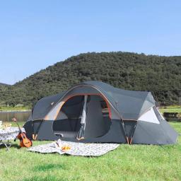Waterproof Túnel Tent para a família, Camping ao ar livre, Large Space, Weekend Play, 10 pessoas - Image 6