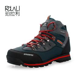 Tênis masculinos de escalada de montanha ao ar livre, botas de neve, qualidade superior, moda casual, tamanho grande 47, 2024 - Image 3