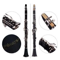 Miwayer-17-key Bakelite Clarinete De Madeira, Instrumento Profissional De Sopros, Tenor com Caixa, Peças De Instrumentos Musicais Reed - Image 2