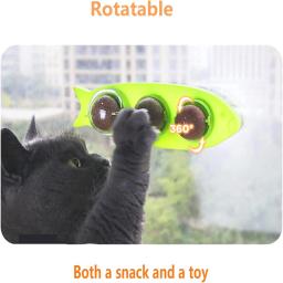 Brinquedos de parede rotativos interativos para gatos, Catnip Infundido Games, Promover a saúde dental, Mantém felino, Diversão, Pacote 3 - Image 5