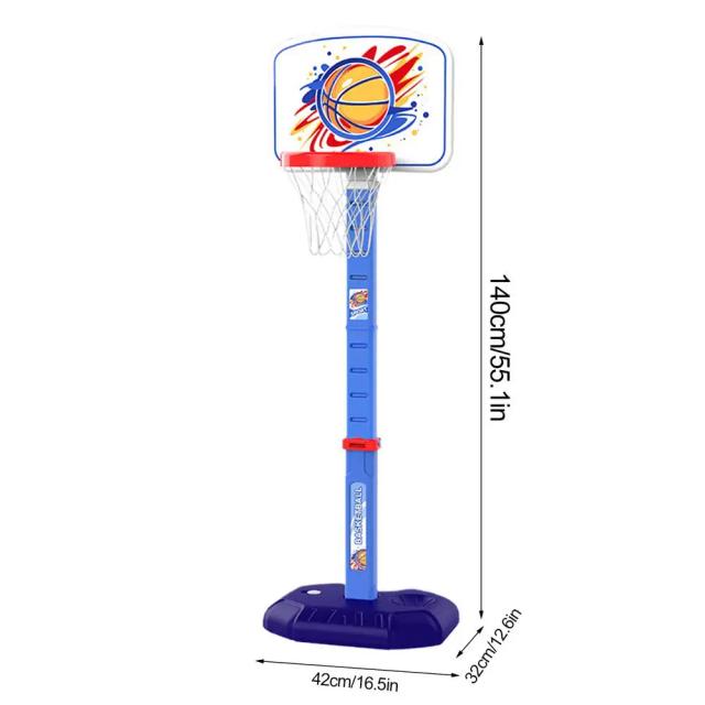 Conjunto de Cesta de Basquete Infantil 4 em 1 - Brinquedo Esportivo Divertido e Seguro
