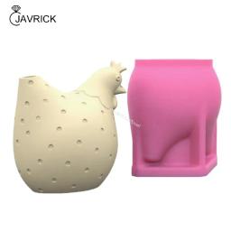Molde silicone criativo para decoração frango, para inserção penas, artesanato doméstico - Image 4