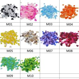 2.5cm 1000 peças formato de coração papel multicolorido confete balão enchimento decoração de mesa evento de noivado suprimentos para festas - Image 4