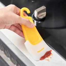Espátula de silicone antiaderente para panela de cozinha, raspador macio, ferramenta de limpeza para cozinha - Image 2