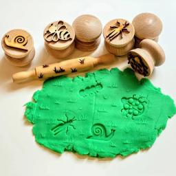 Ferramenta De Gravação De Cerâmica Para Argila De Polímero, Bloco De Textura De Inseto, Carimbo De Madeira, Artesanato De Cerâmica, Gravação De Madeira, Ferramentas De Modelagem, Suprimentos De DIY - Image 4