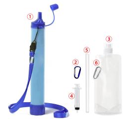 Purificador de água portátil ao ar livre, Camping e caminhadas filtro, vida de emergência, adequado para córregos e lagos, ao ar livre, 1-10pcs - Image 3