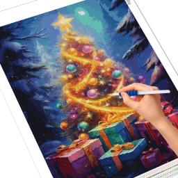 EverShine-Diamante Mosaico Árvore Pintura Kit, Hobby DIY, 5D Cenário, Full Square Drill, Artesanato Bordado, Decoração de Natal, recém-chegados - Image 2