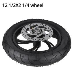 12 Polegada 12 1/2x2 1/4 roda pneu & tubo interno & aro conjunto apto para scooters elétricos e-bike bicicletas dobráveis acessórios - Image 1