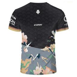 Summer Esports Game T-Shirt, Equipe Nacional, Uniforme Esportivo, Camiseta impressa em 3D, O-Neck, Respirável, Camisetas extragrandes, Novo, 2022, G2 - Image 6