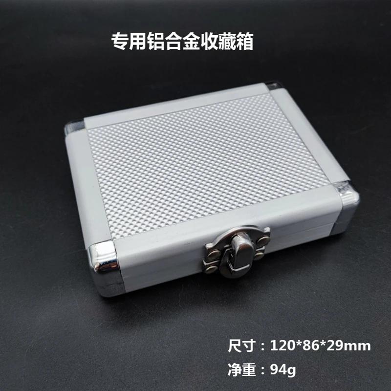 Pequena caixa de ferramentas portátil Mini estojo de armazenamento Caixa de ferramentas de liga de alumínio Caso difícil de acampamento ao ar livre Organizador Fish Container com espuma - Image 1